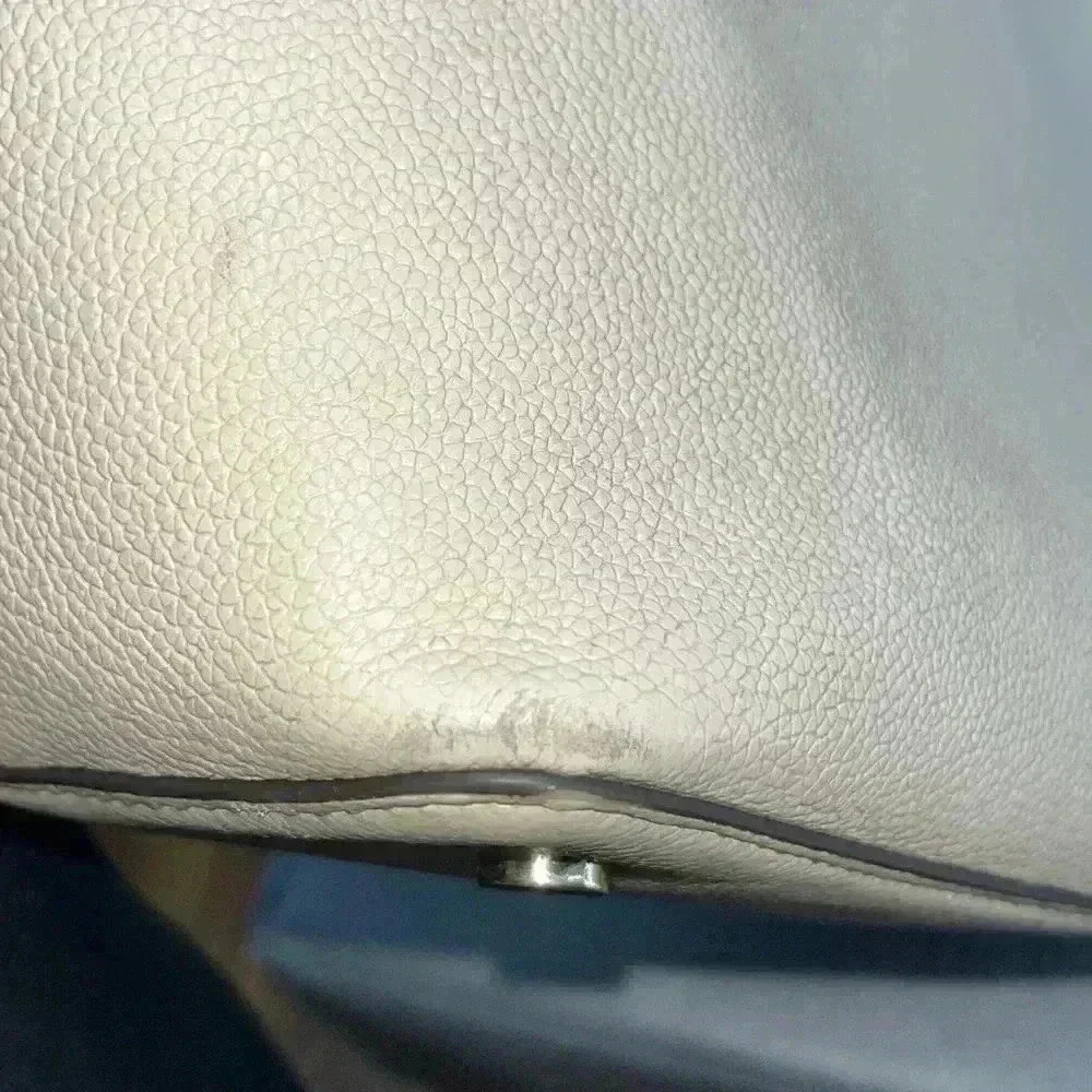 Kate Spade New York bleecker large saffiano leather tote bag in parchment - Picture 8 of 16